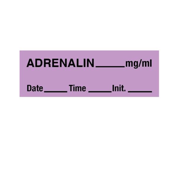 Tape, Adrenalin 1/2" x 500" Violet w/Black